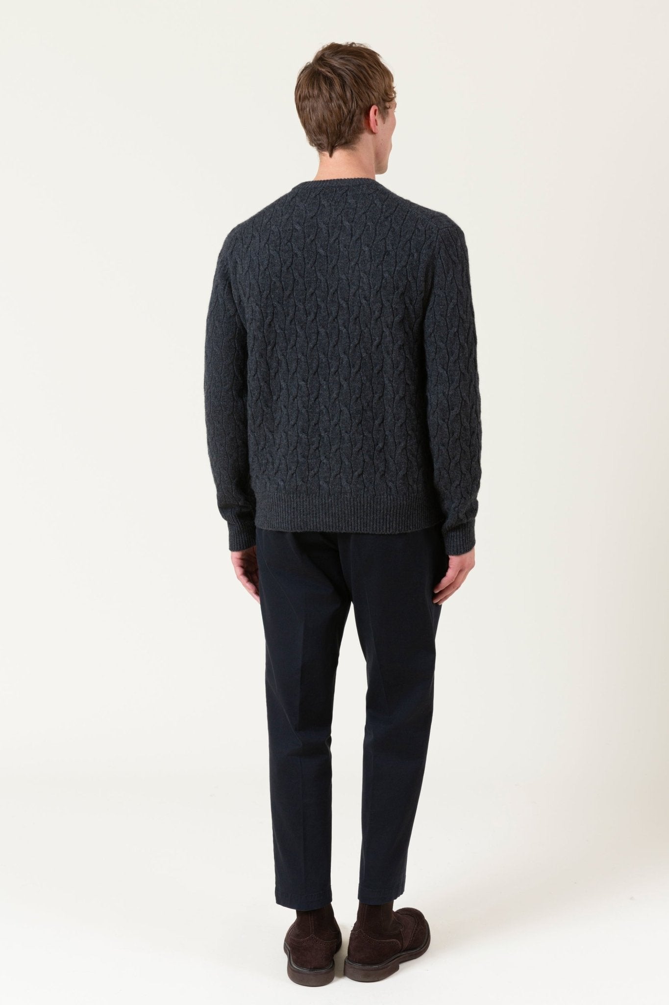 Maglia Fonda In Lana E Cashmere