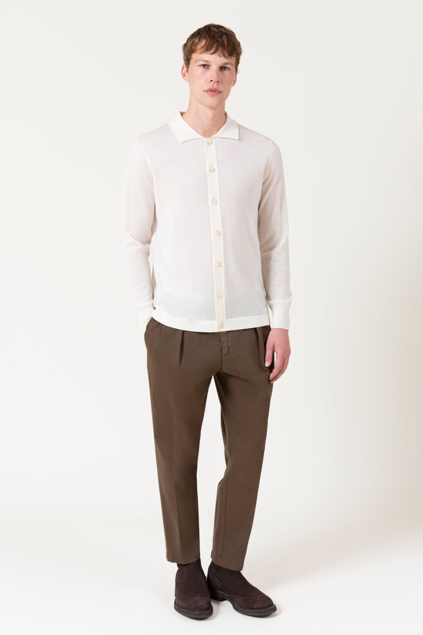 Cardigan Freeman In Lana Merino