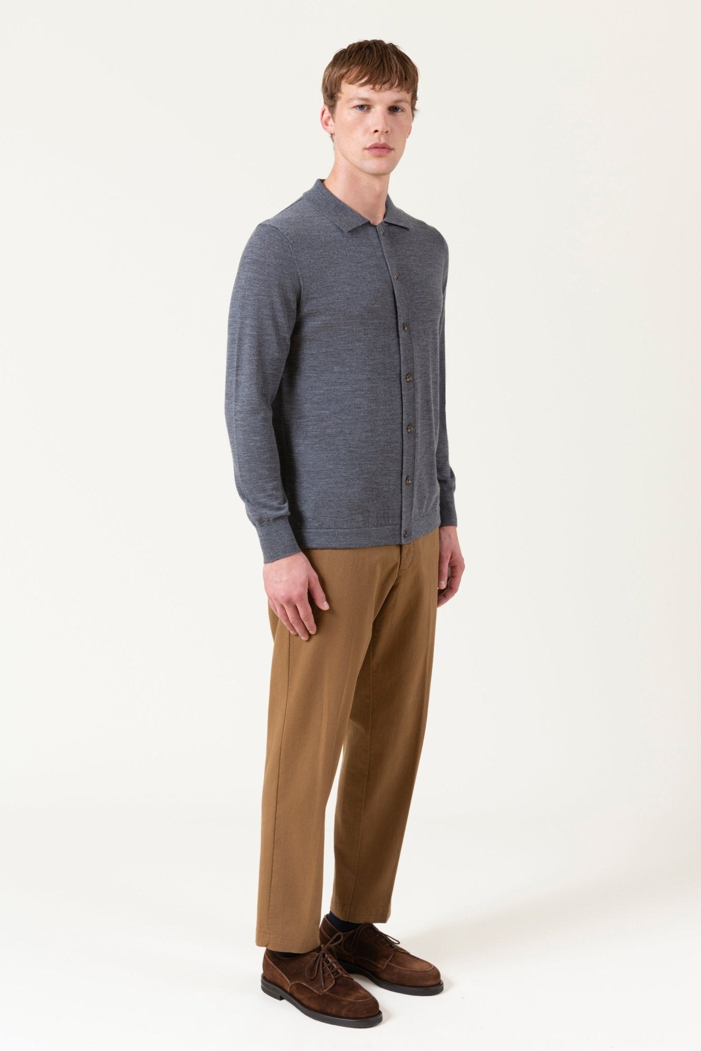 Cardigan Freeman In Lana Merino