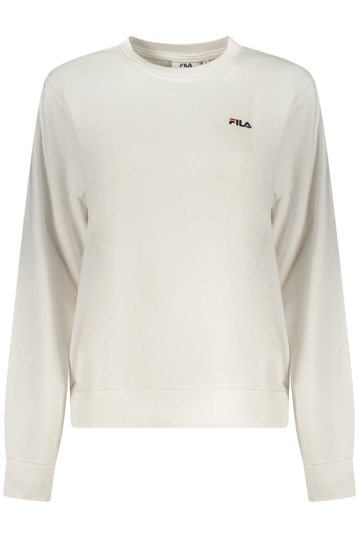 FILA WOMEN&#39;S WHITE ZIP-UP SWEATSHIRT