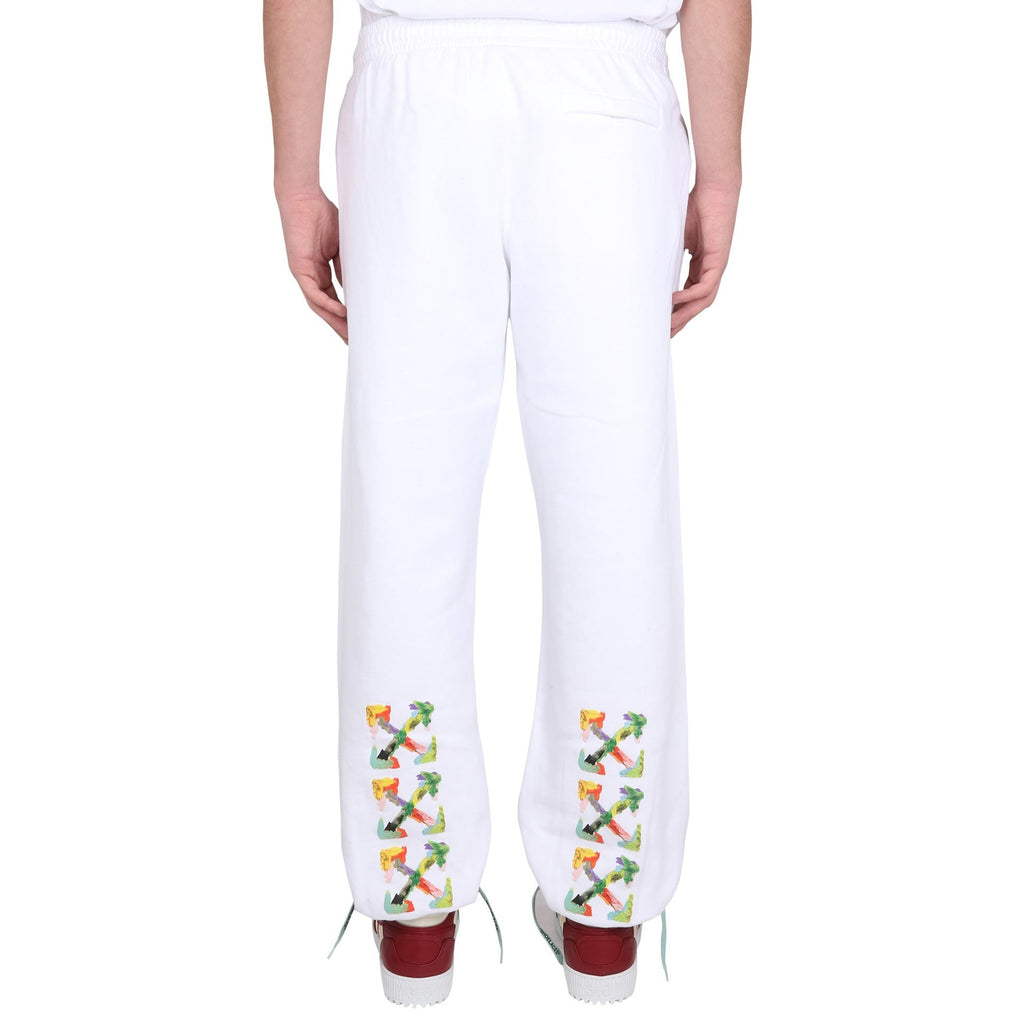 Off-White Cotton Logo Sweatpants – Siebentaschen