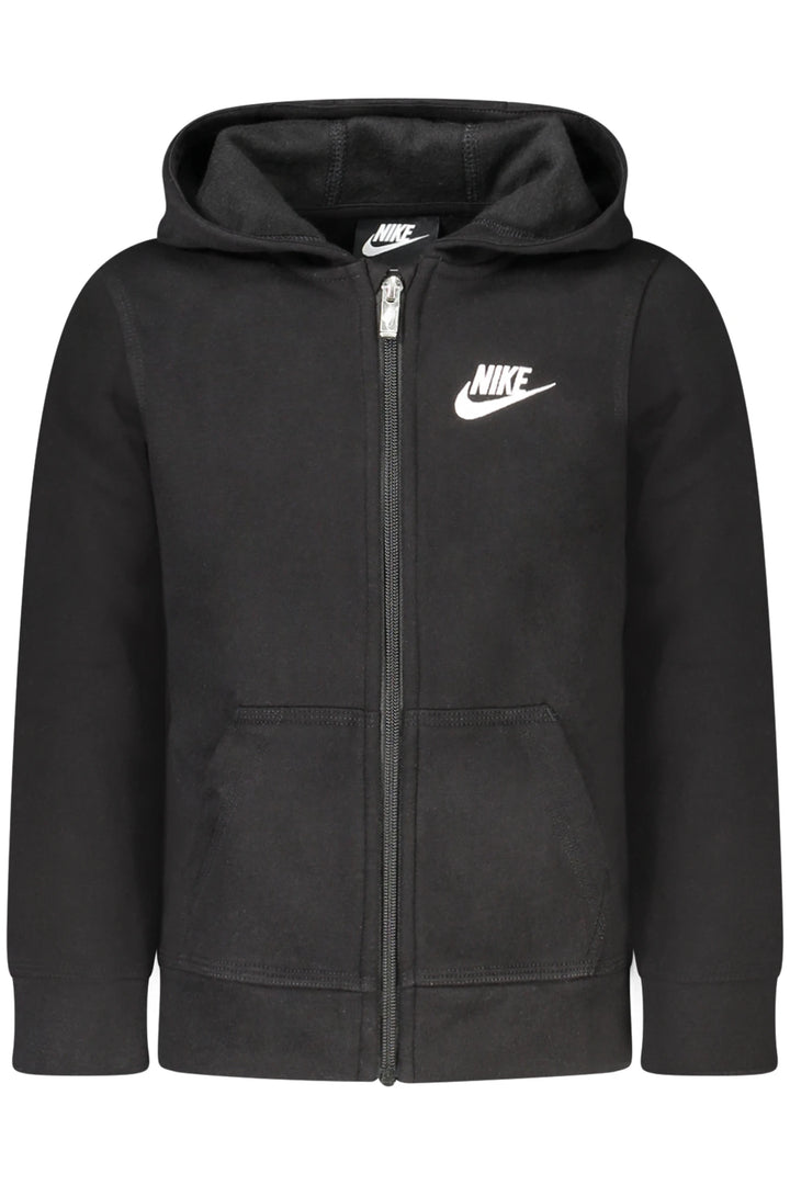 NIKE KIDS&#39; BLACK ZIP-UP SWEATSHIRT