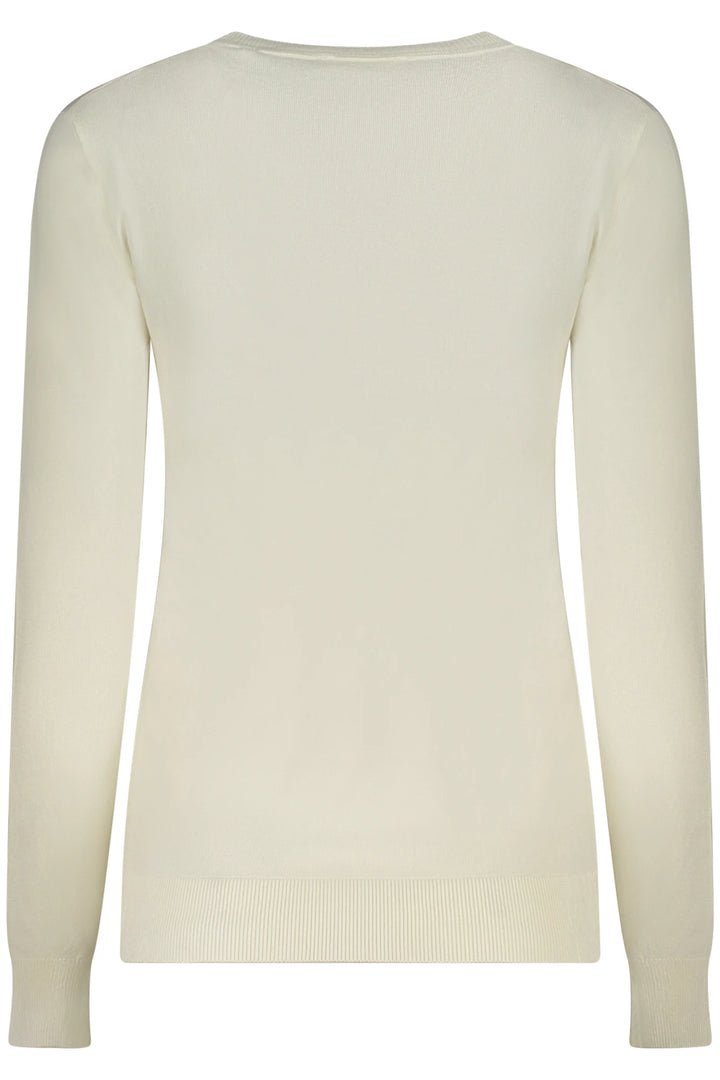 GUESS JEANS WOMEN&#39;S WHITE SWEATER