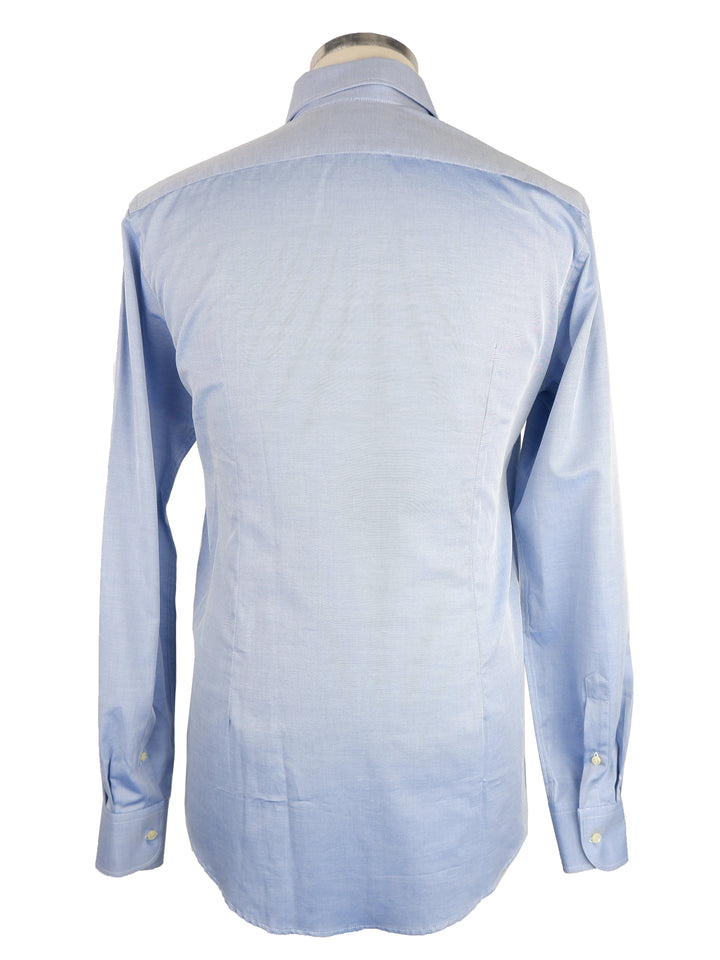100% Milano Shirts Light Blue Man