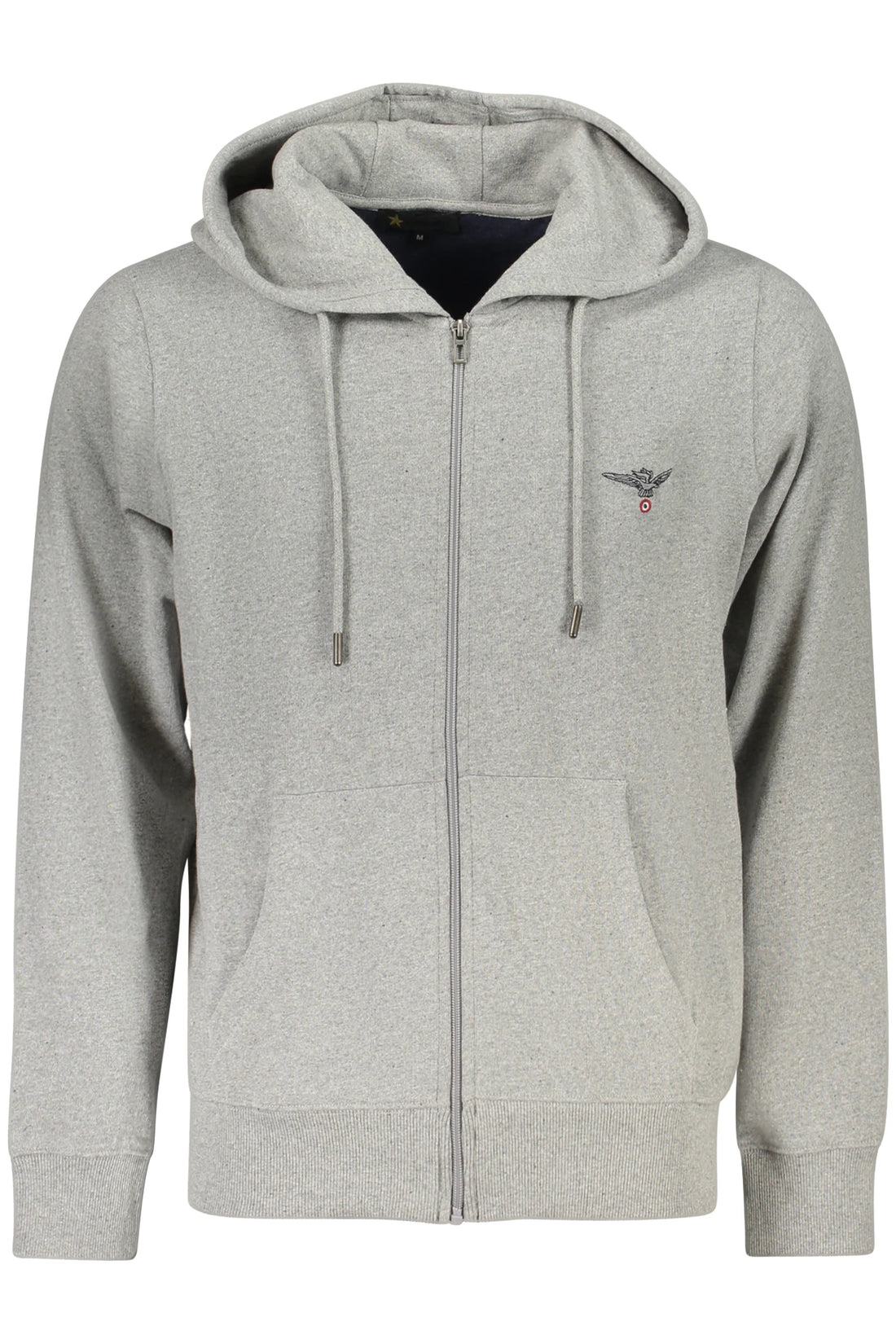 MILITARY ACADEMY MEN&#39;S GRAY ZIP-UP SWEATSHIRT