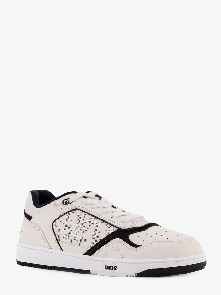 Dior B27 leather sneakers with Dior Oblique logo print on the side