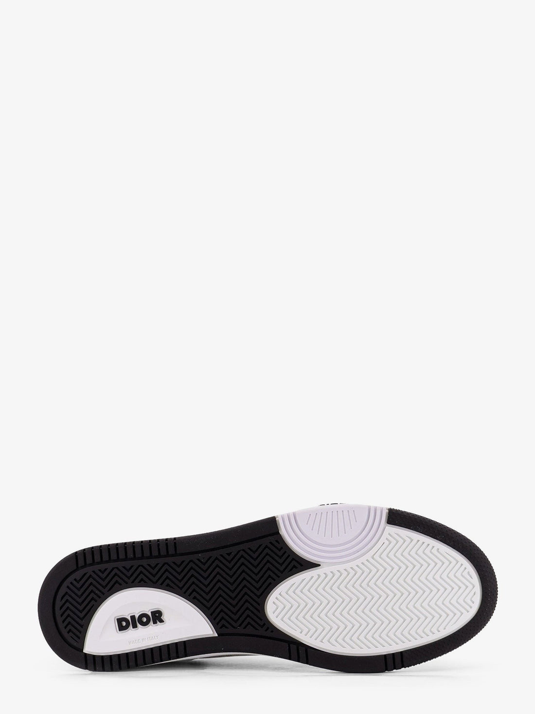 Dior B27 leather sneakers with Dior Oblique logo print on the side