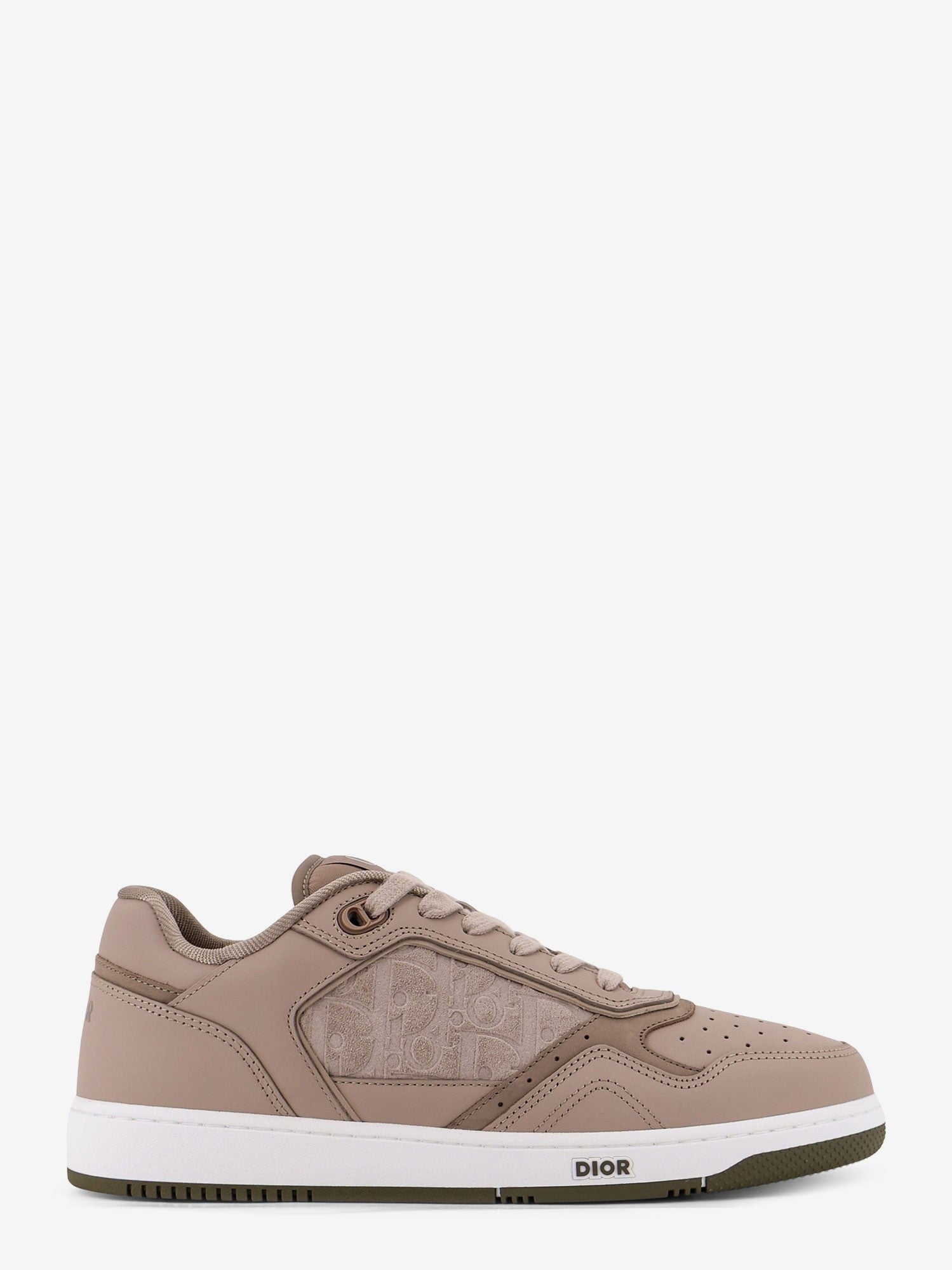 Dior B27 leather sneakers with suede inserts