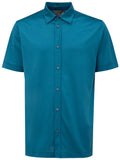 Canali shirt light blue short sleeve