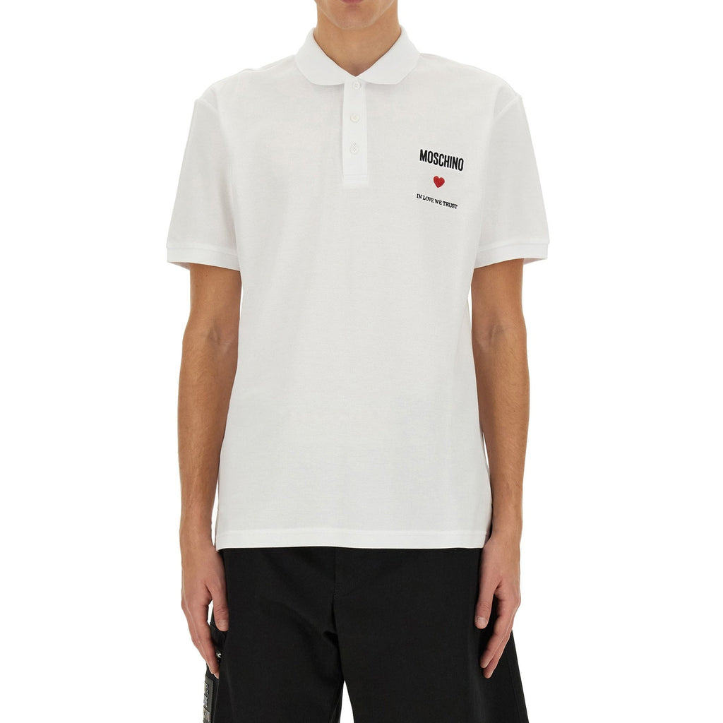 Moschino Couture In Love We Trust Cotton Polo