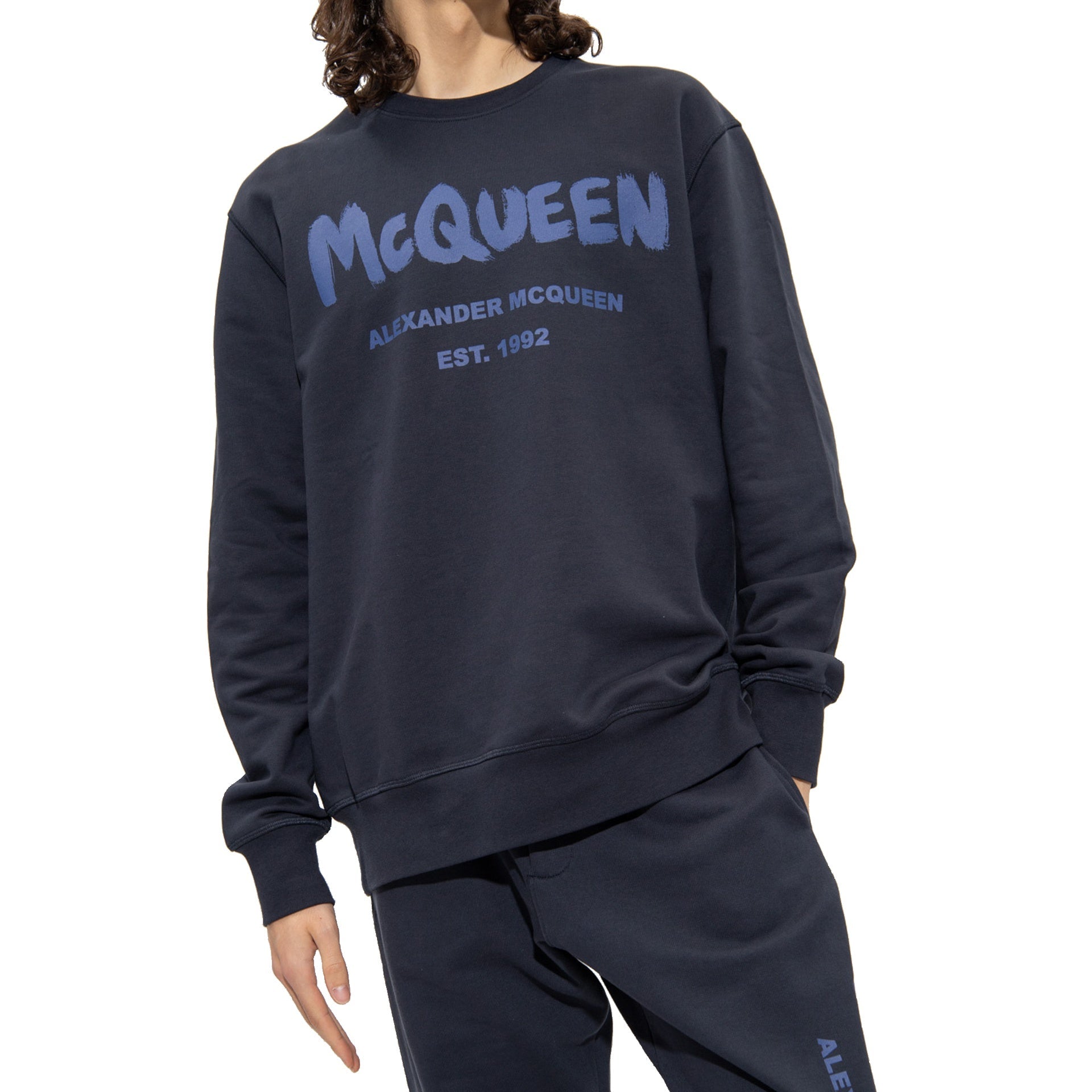 Alexander Mcqueen Cotton Logo Sweatshirt