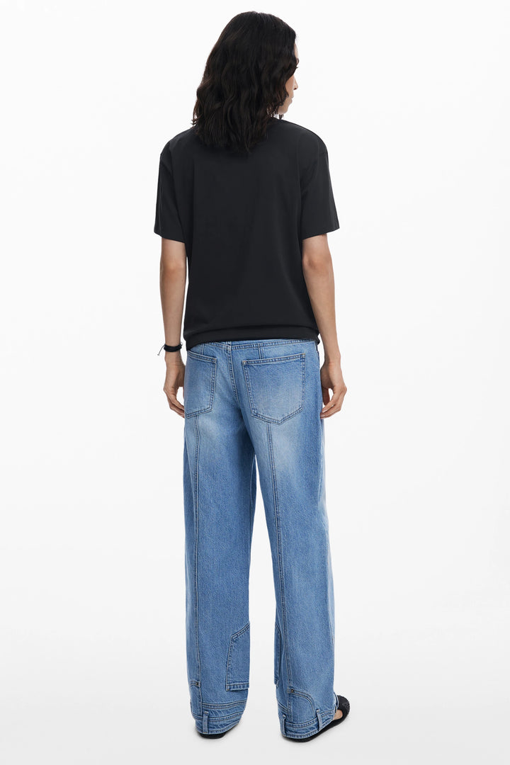 DESIGUAL WOMEN&#39;S SHORT-SLEEVE T-SHIRT BLACK