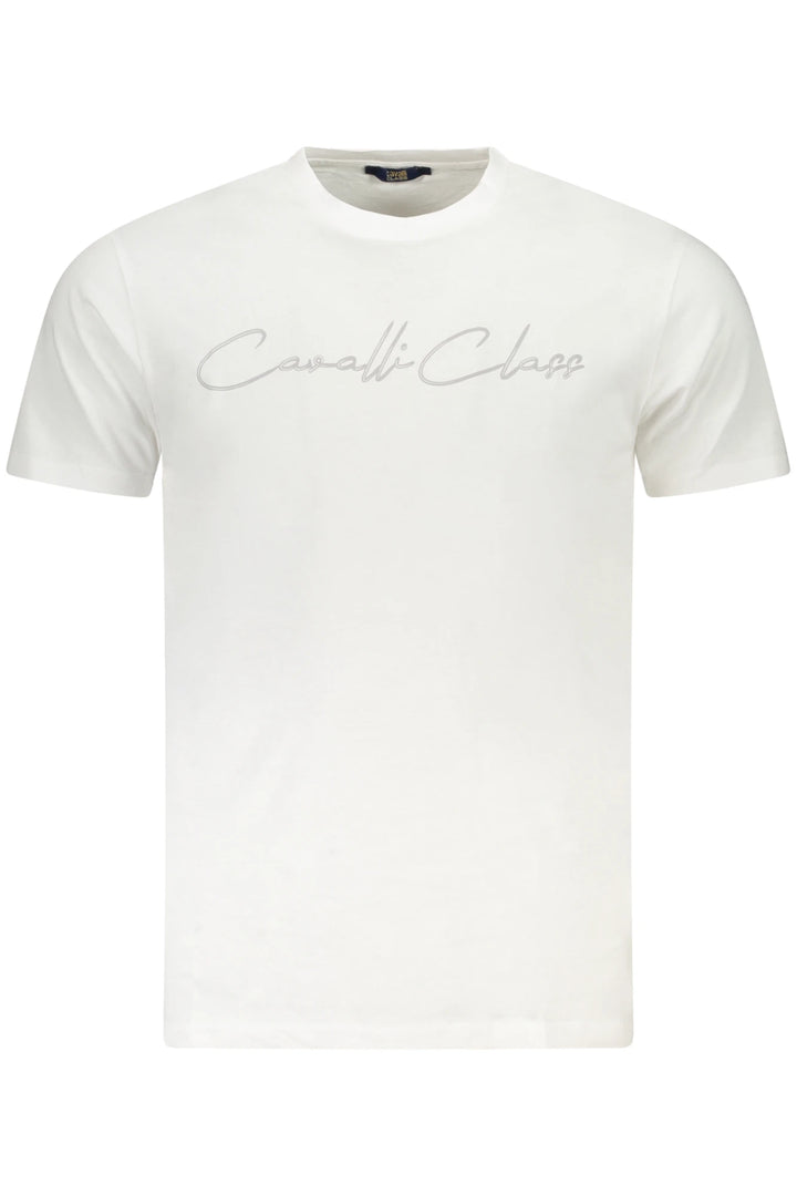 CAVALLI CLASS SHORT SLEEVE T-SHIRT MEN WHITE