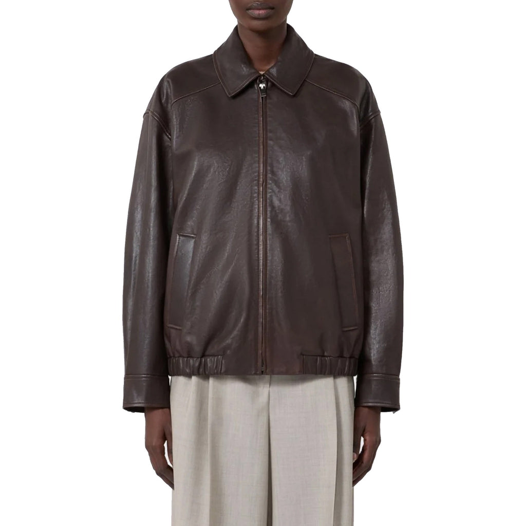 Max Mara Weekend Cose Leather Jacket