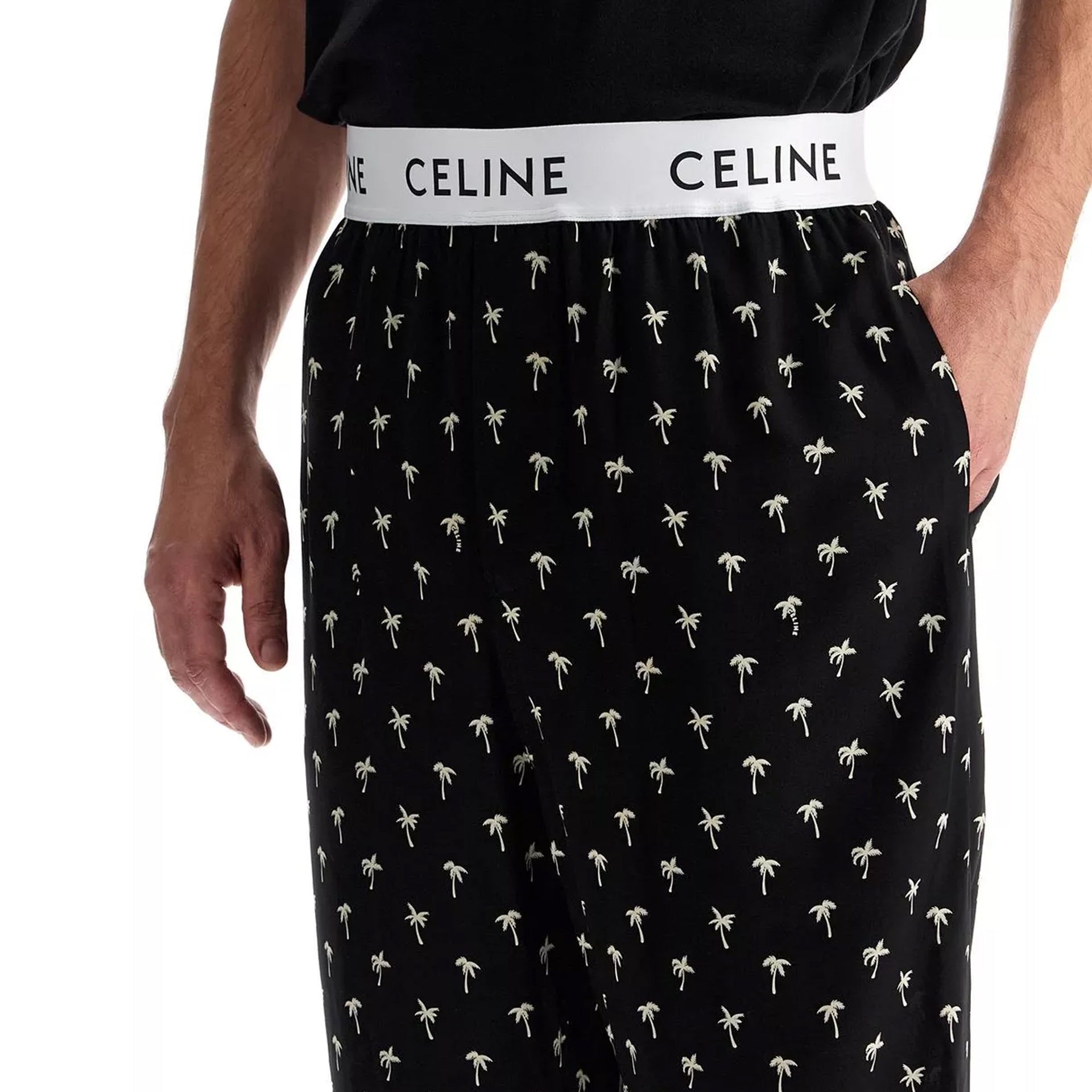 Celine Mini Palm Tree Pajama Pants