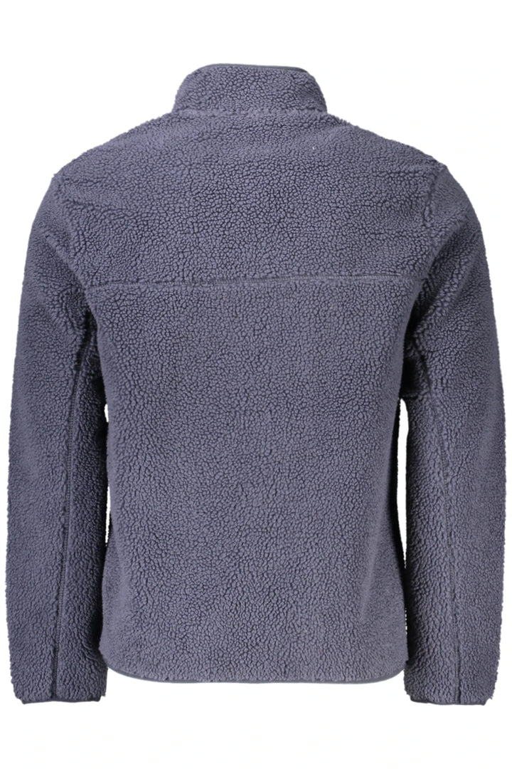 NAPAPIJRI MEN&#39;S BLUE ZIP-UP SWEATSHIRT