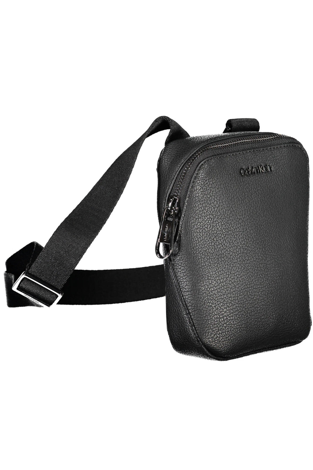 Men’s Black Shoulder Bag with Adjustable Strap