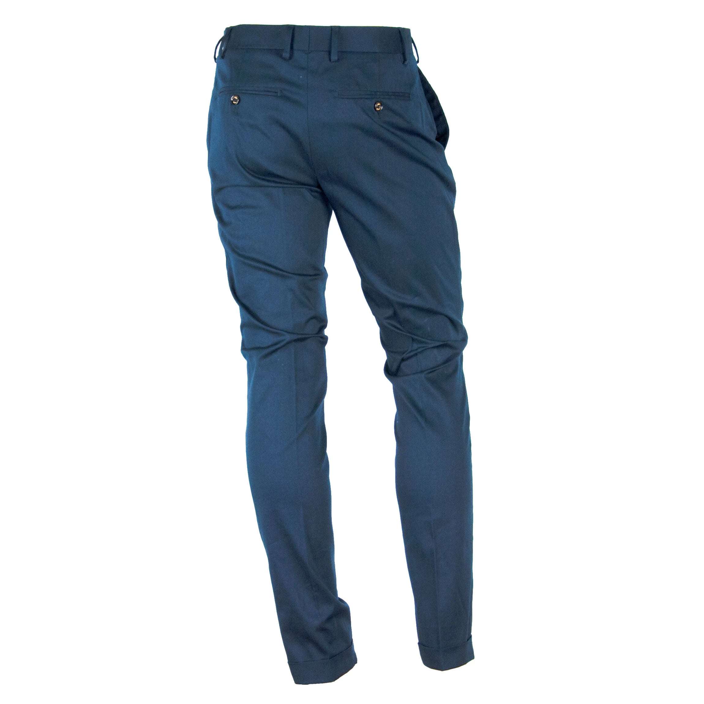 100% Milano Trousers Blue Man