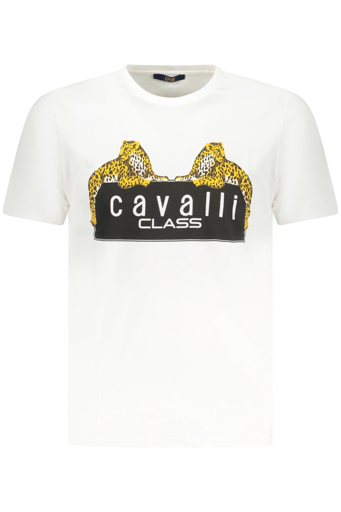 CAVALLI CLASS SHORT SLEEVE T-SHIRT MEN WHITE