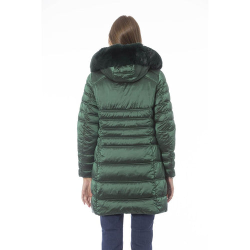 Baldinini Trend Women's Green Polyester Long Jacket