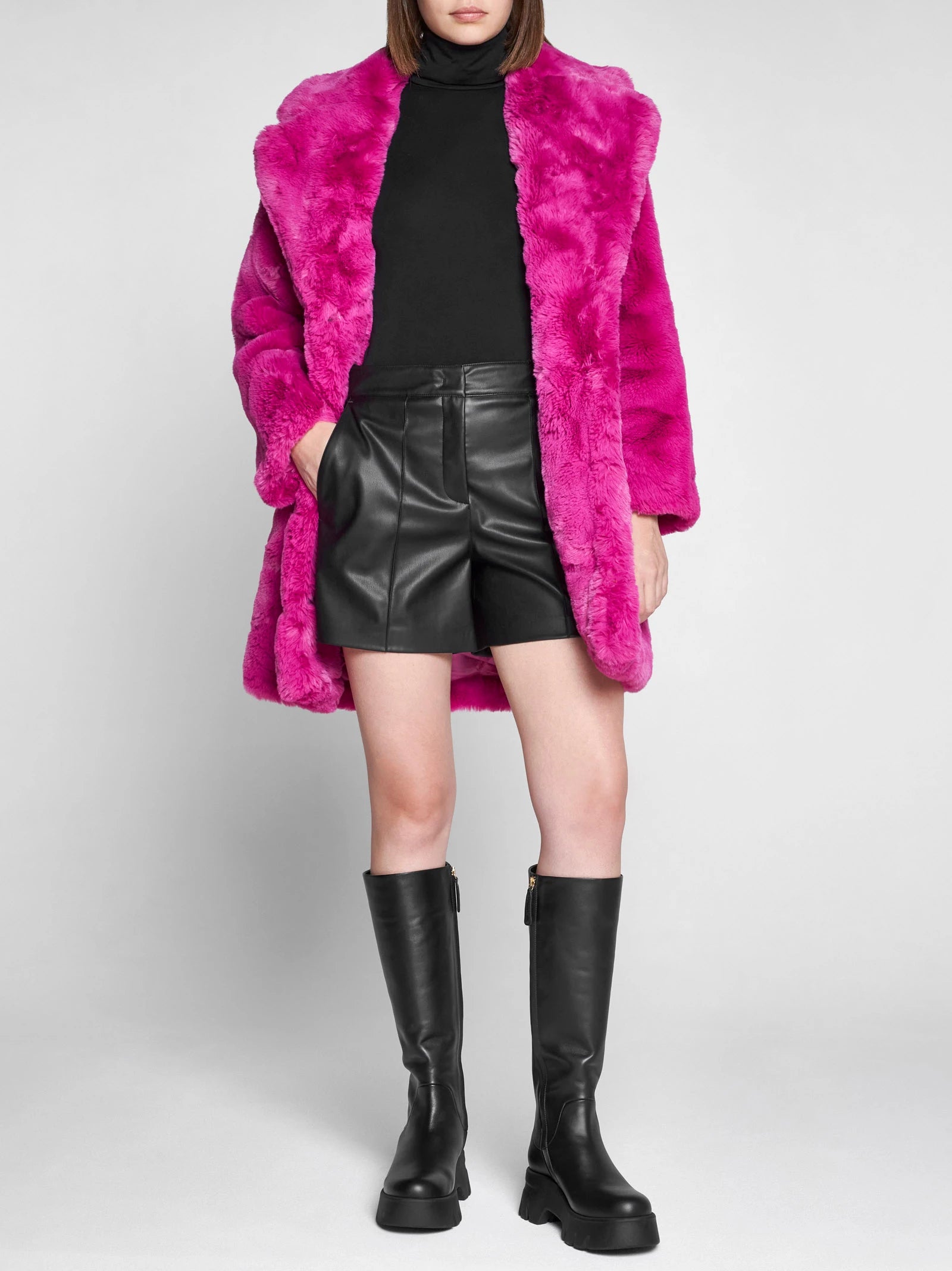 Apparis Eco-fur Pink Woman