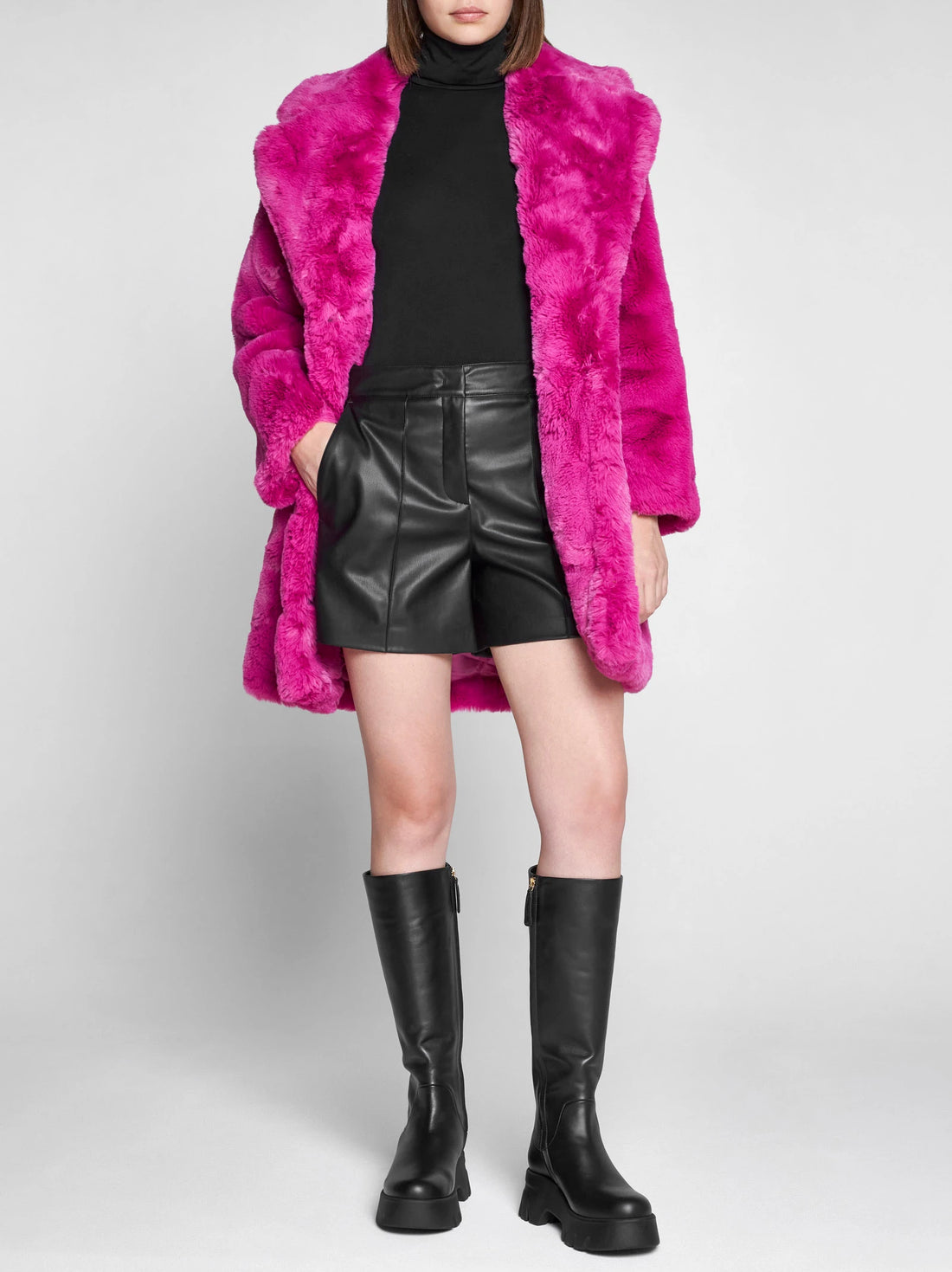 Apparis Eco-fur Pink Woman