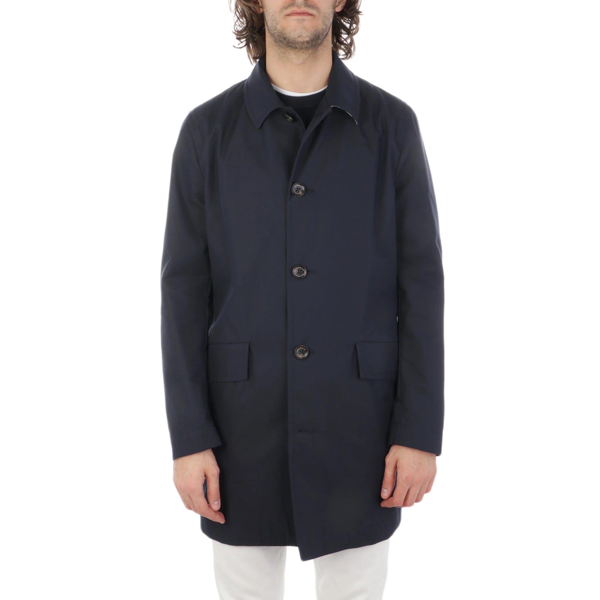 Aquascutum Trench Blue Man