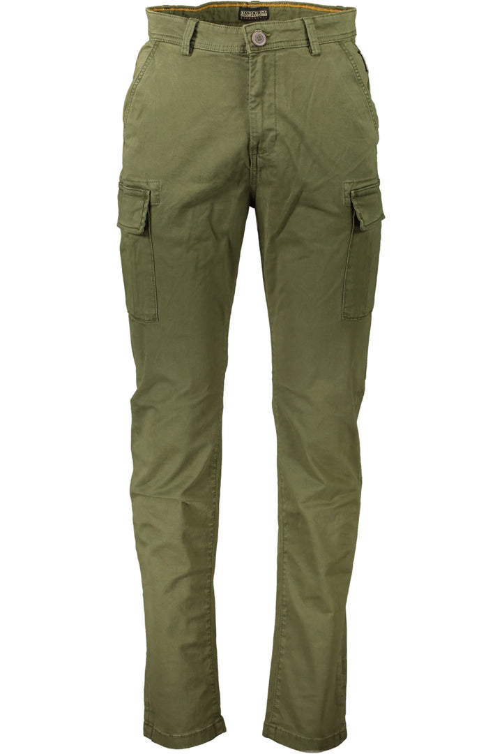 NAPAPIJRI GREEN MEN&#39;S PANTS