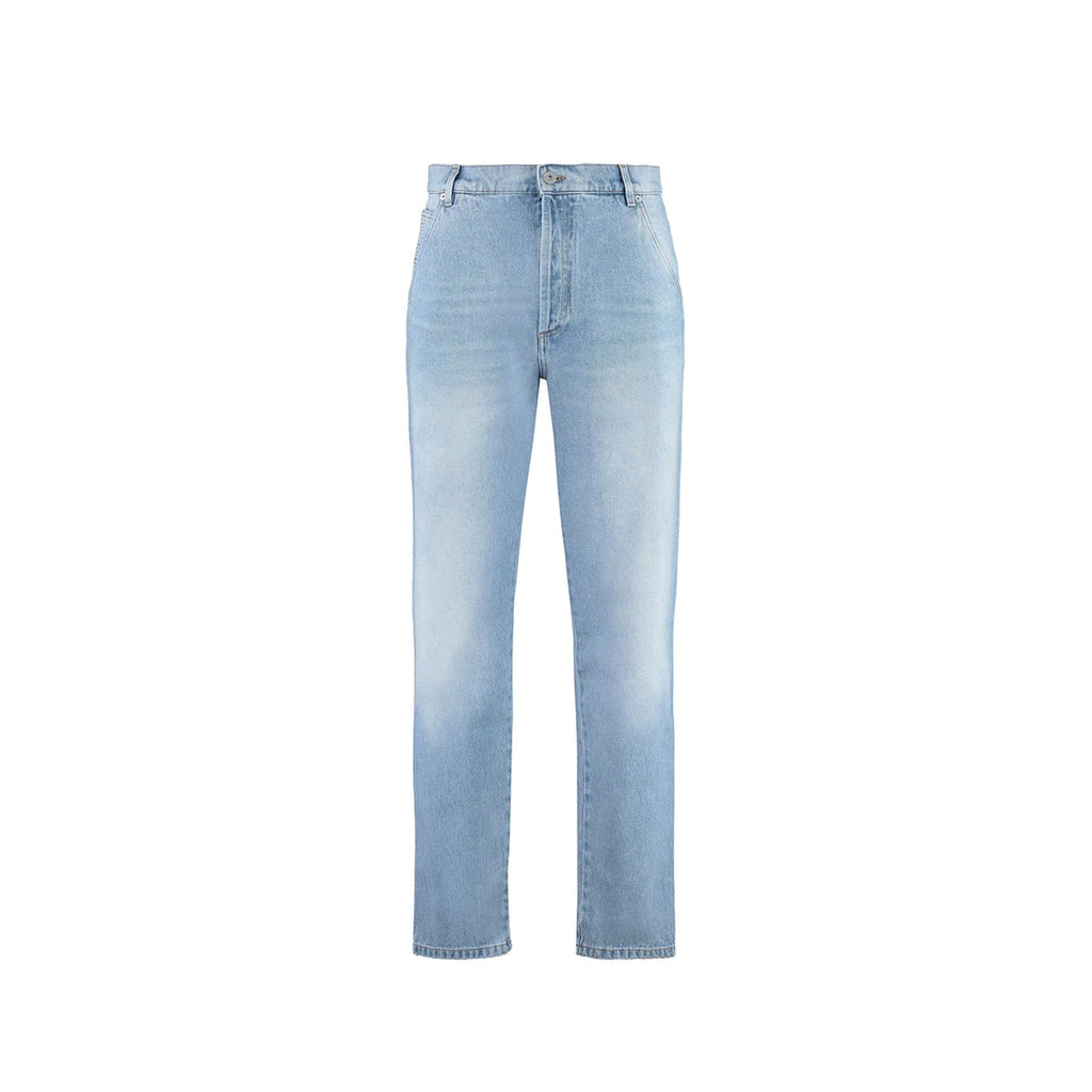 Balmain Cropped Straight Jeans