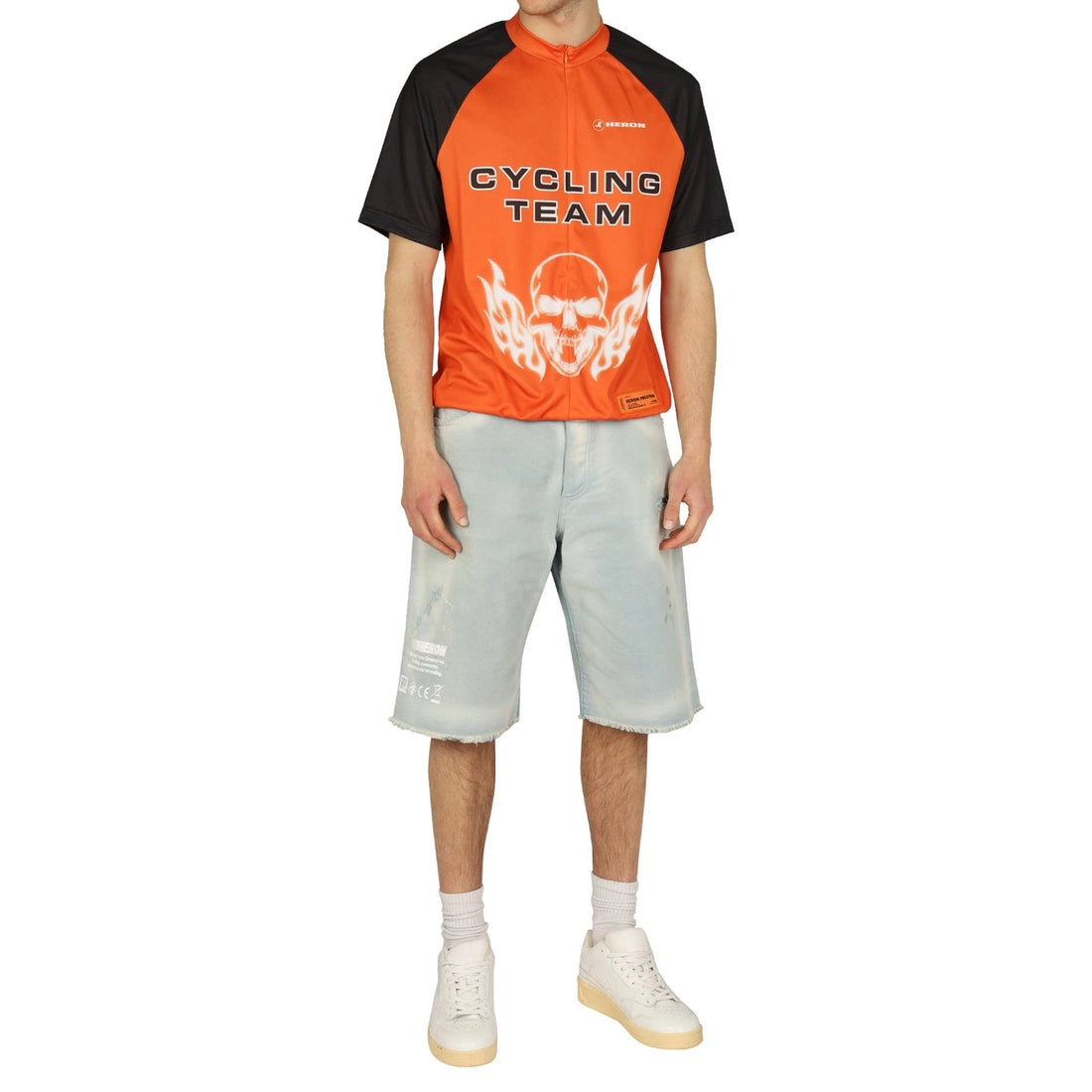 Heron Preston Denim Shorts
