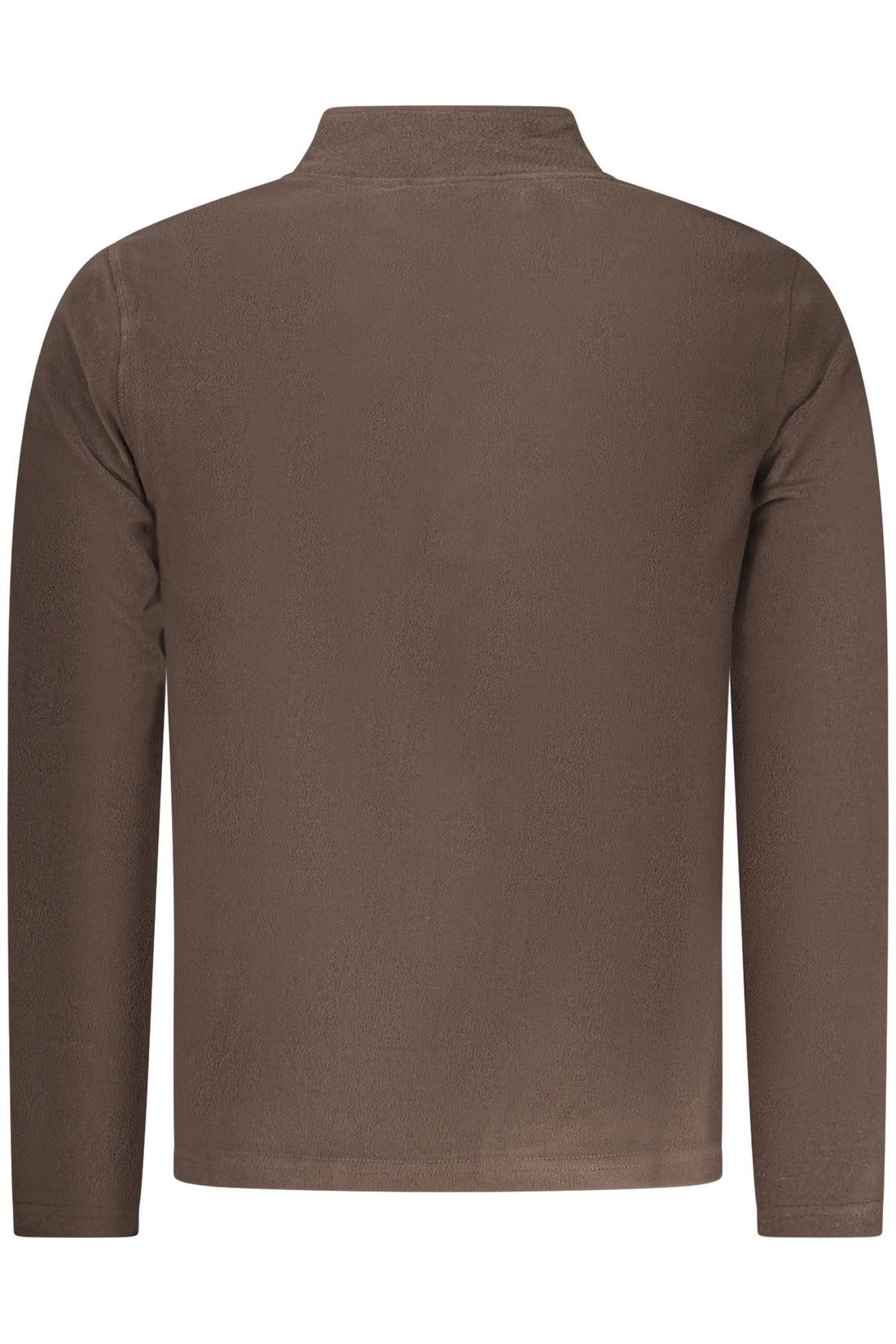 US GRAND MEN&#39;S BROWN ZIP-UP SWEATSHIRT