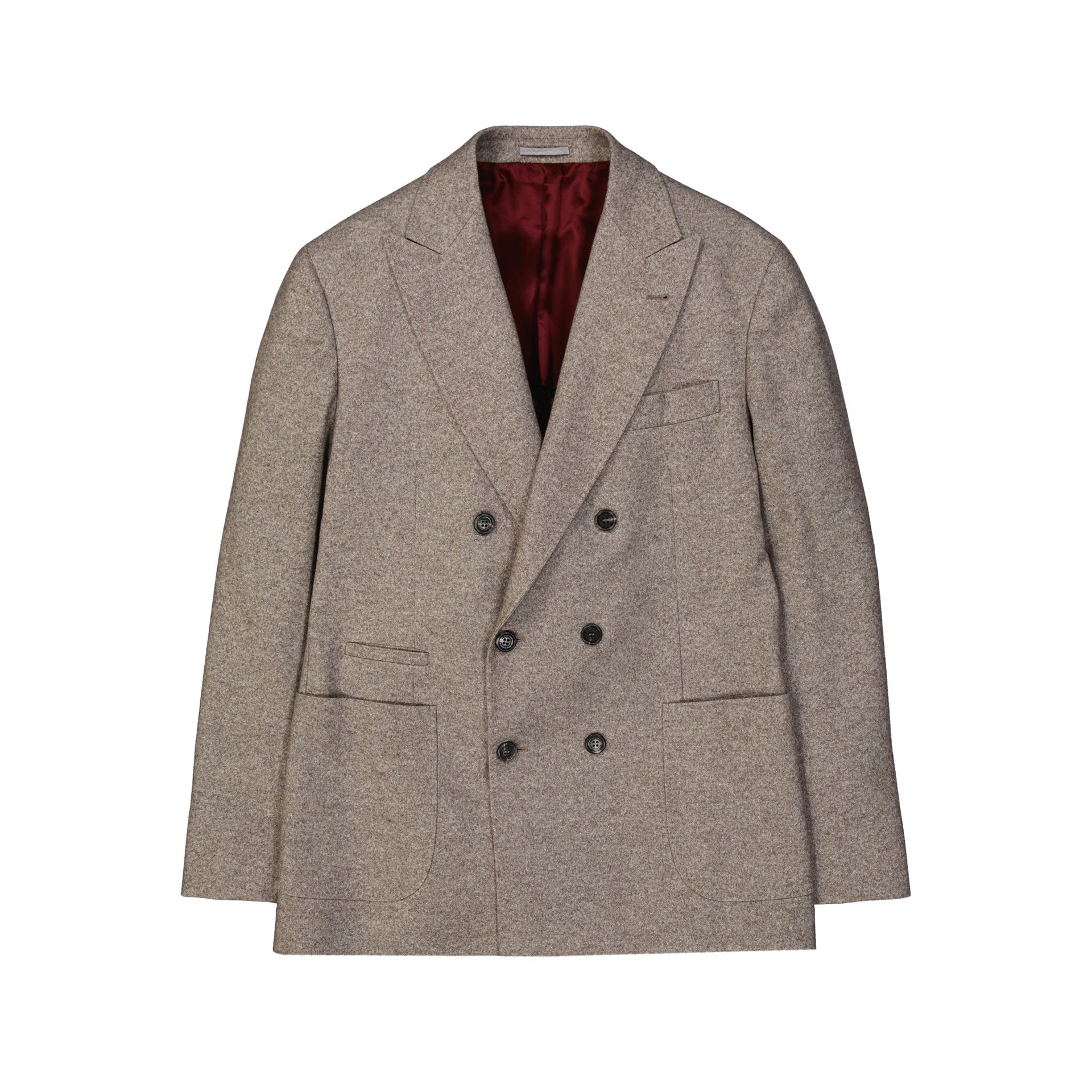 Brunello Cucinelli Double-Breasted Wool Jacket