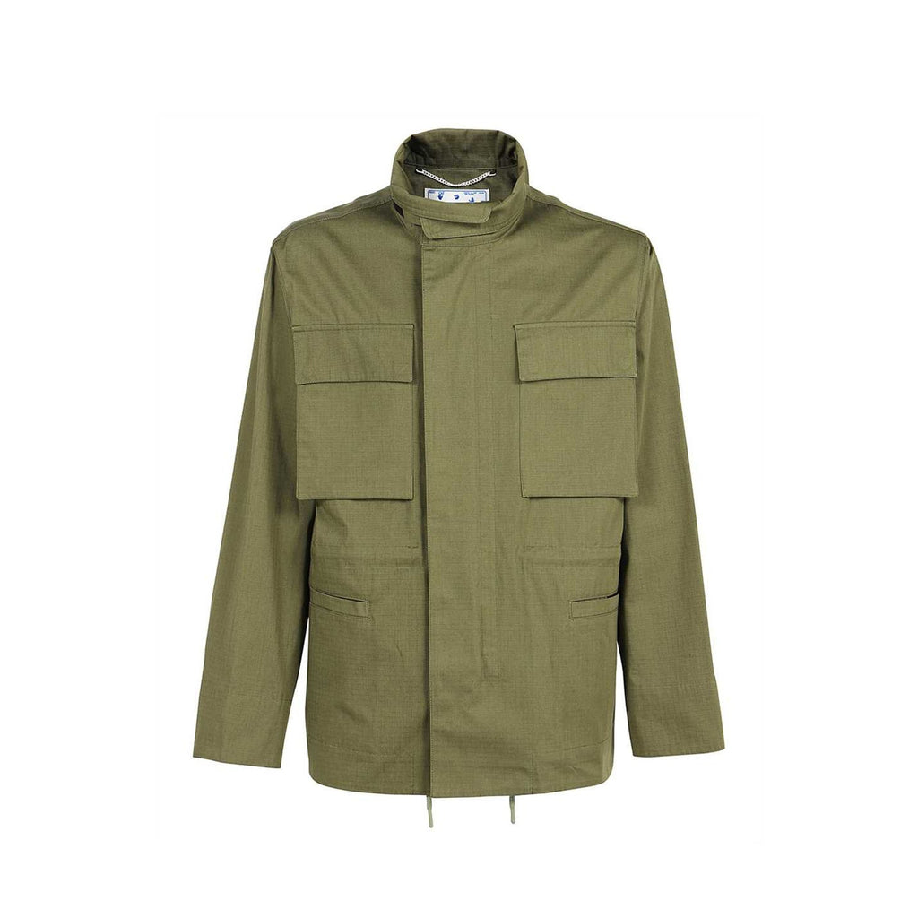 Off-White Arrow Field Cotton Jacket – Siebentaschen