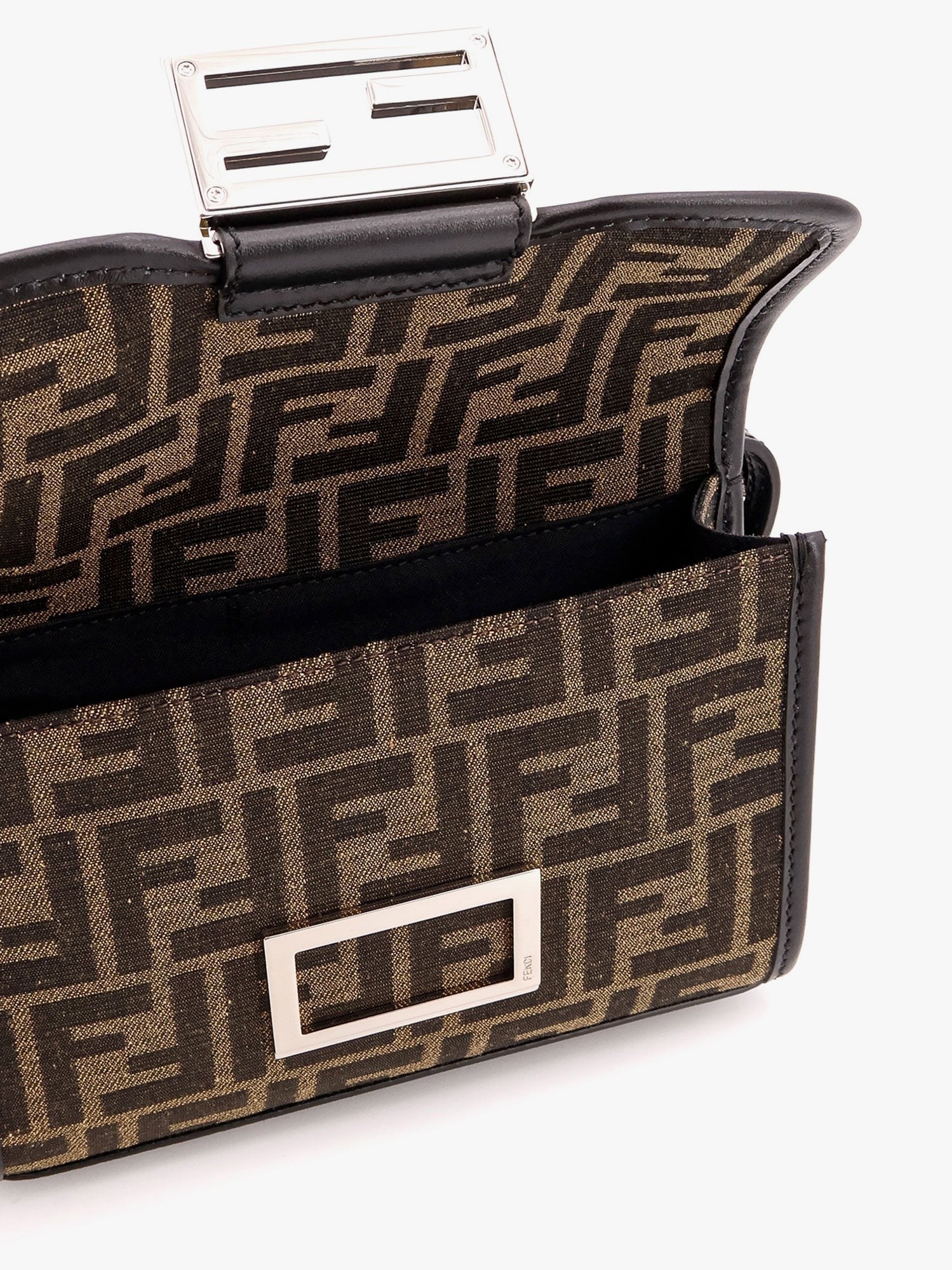 Fendi Baguette double jacquard shoulder bag