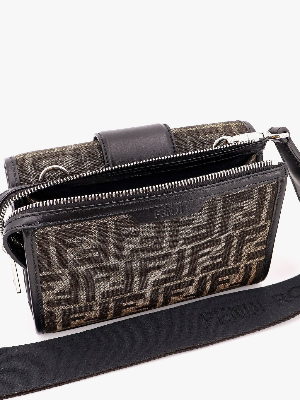 Fendi Baguette double jacquard shoulder bag