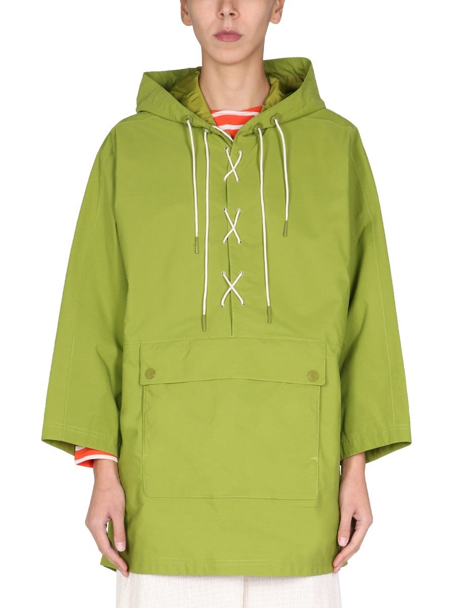 BARBOUR - BARBOUR BY ALEXACHUNG "TONAL PIP" PARKA