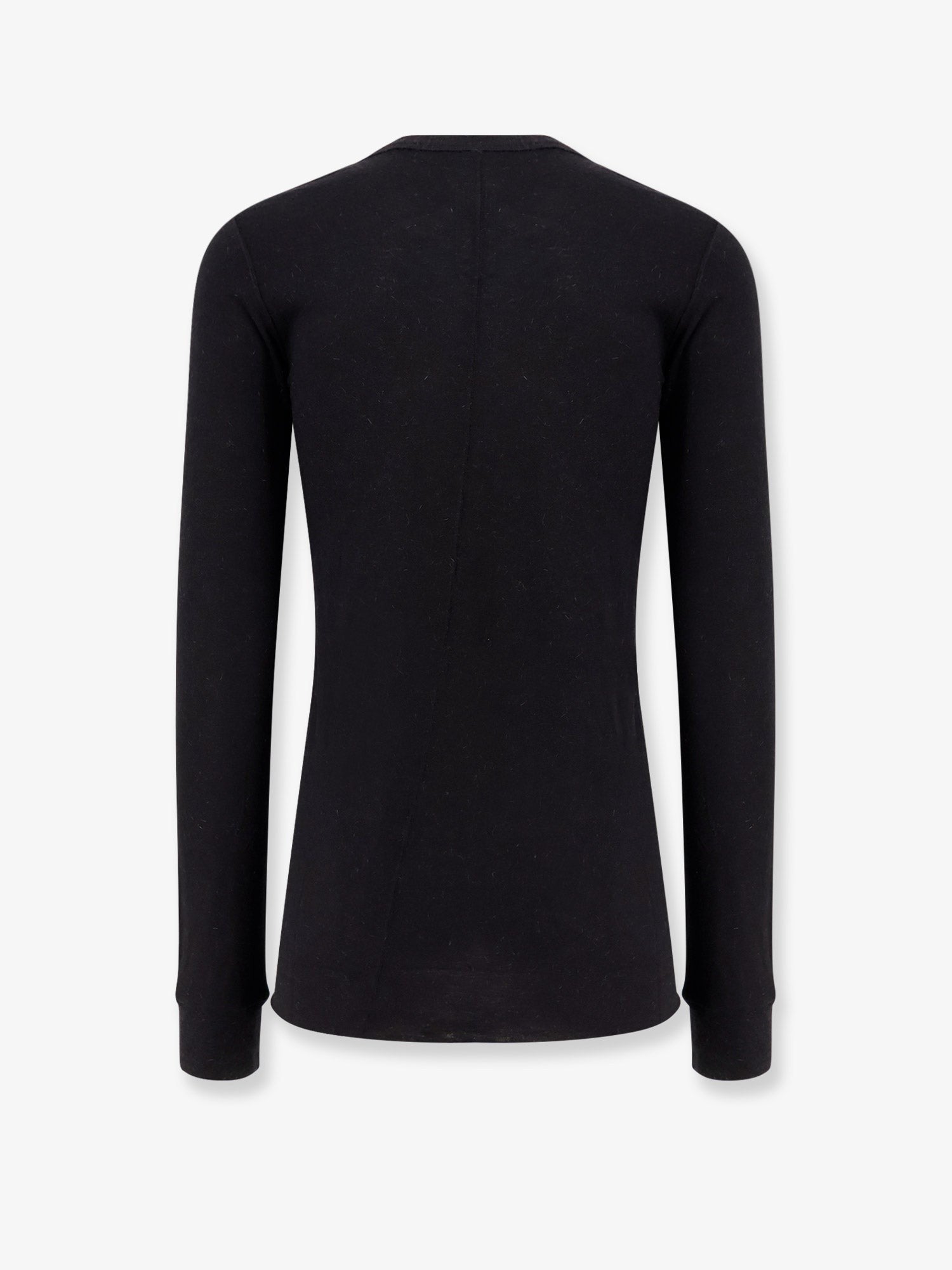 RICK OWENS Basic LS T viscose blend T-shirt