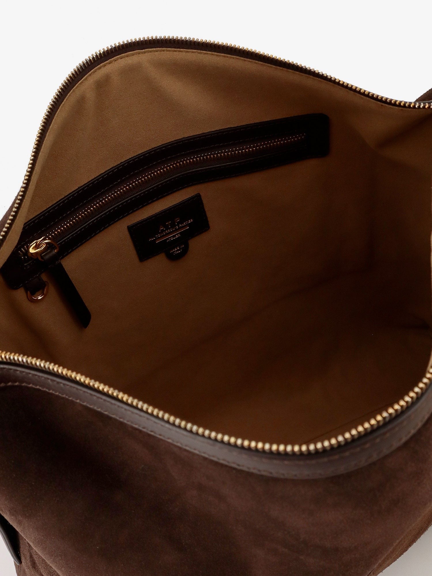 ATP ATELIER Bassano suede shoulder bag