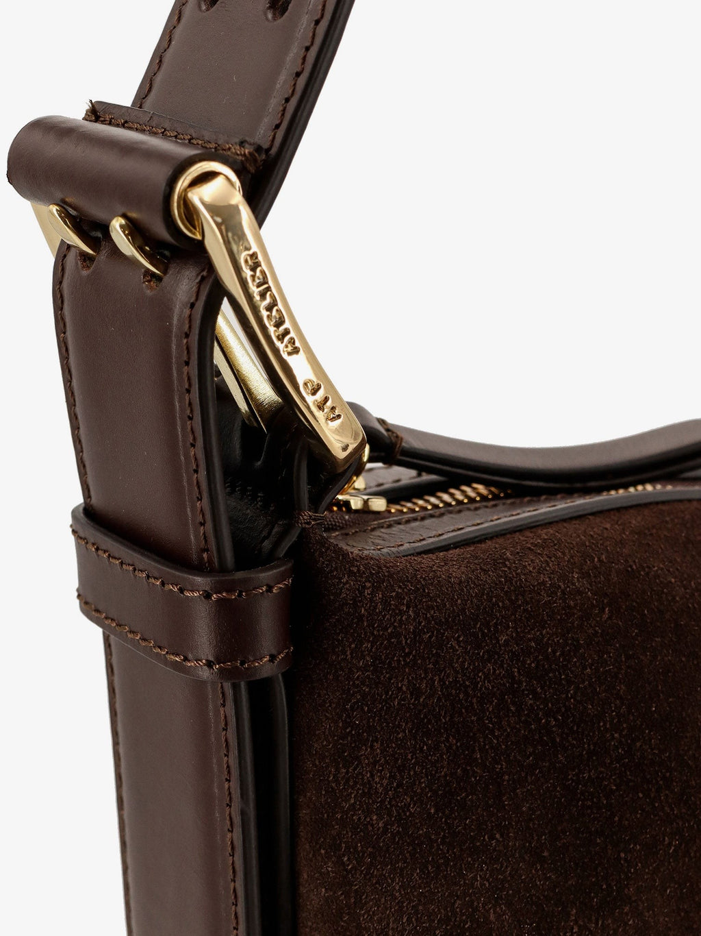 ATP ATELIER Bassano suede shoulder bag