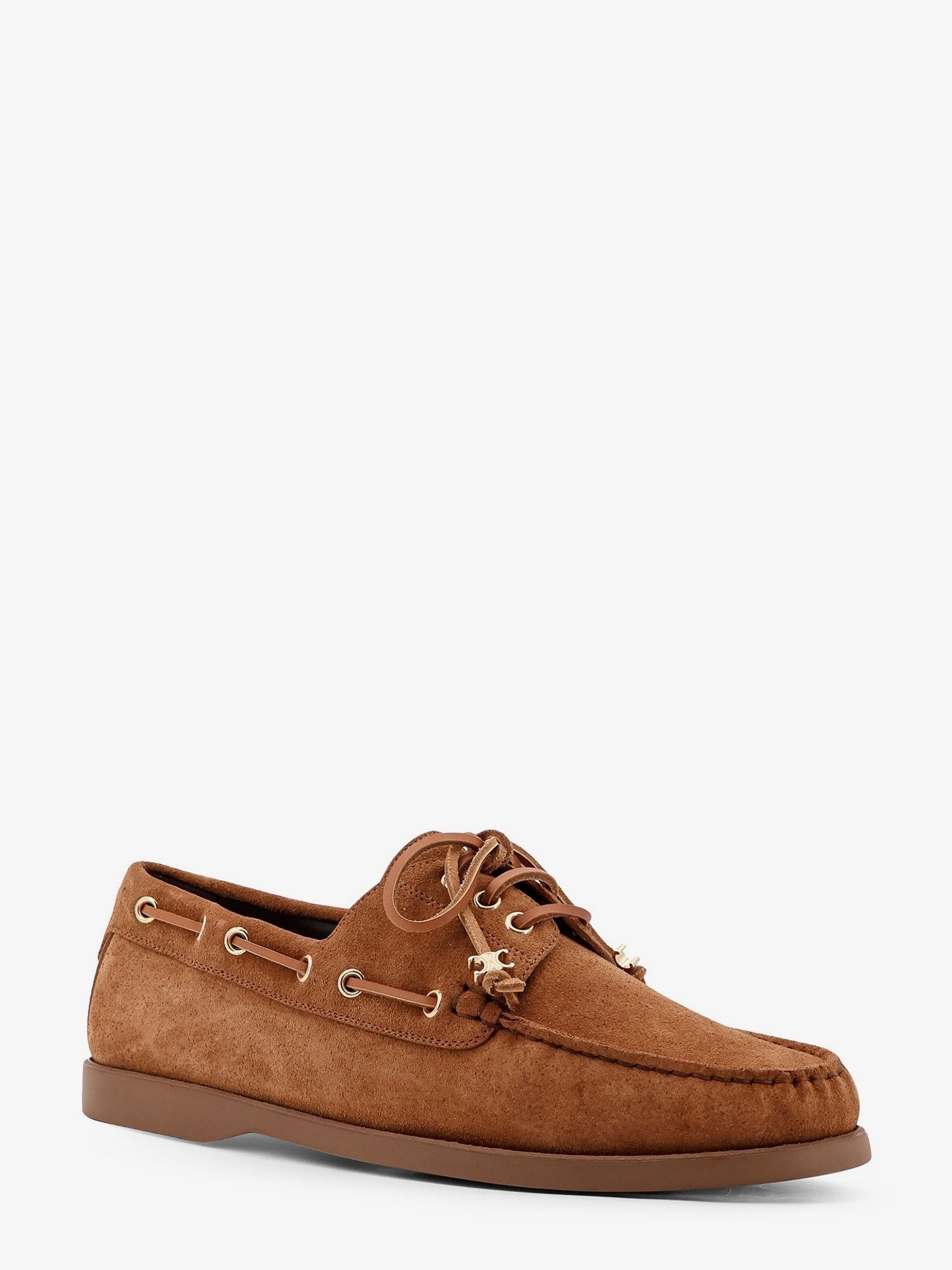 Celine Bateau suede loafers