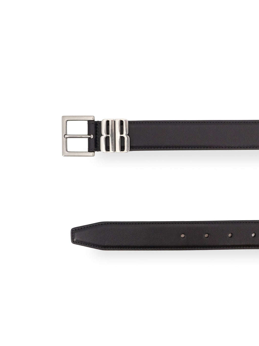 Balenciaga BB Edit leather belt