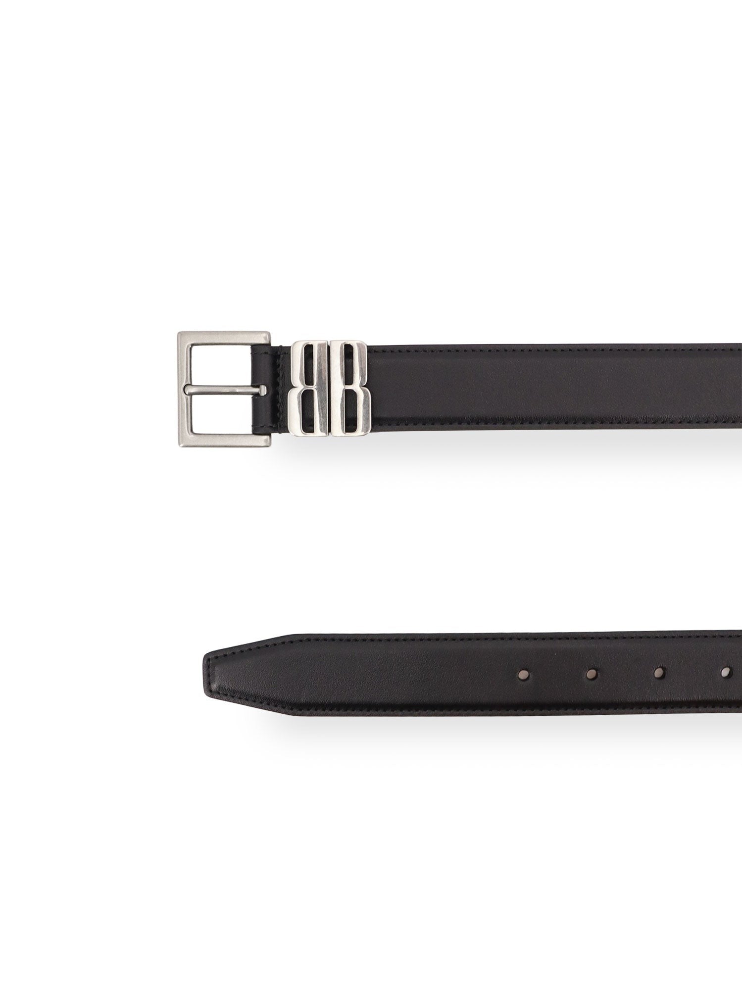 Balenciaga BB Edit leather belt