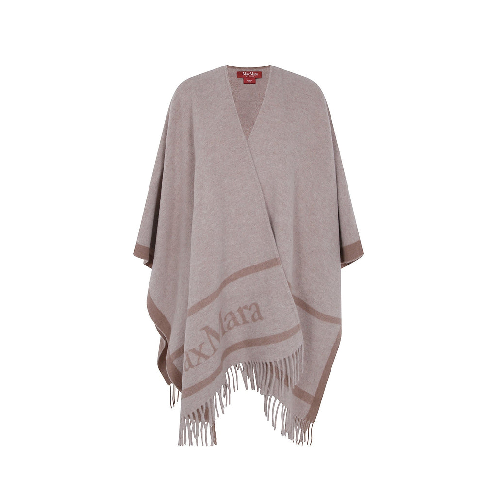 Max Mara Studio Pirania Wool Cape