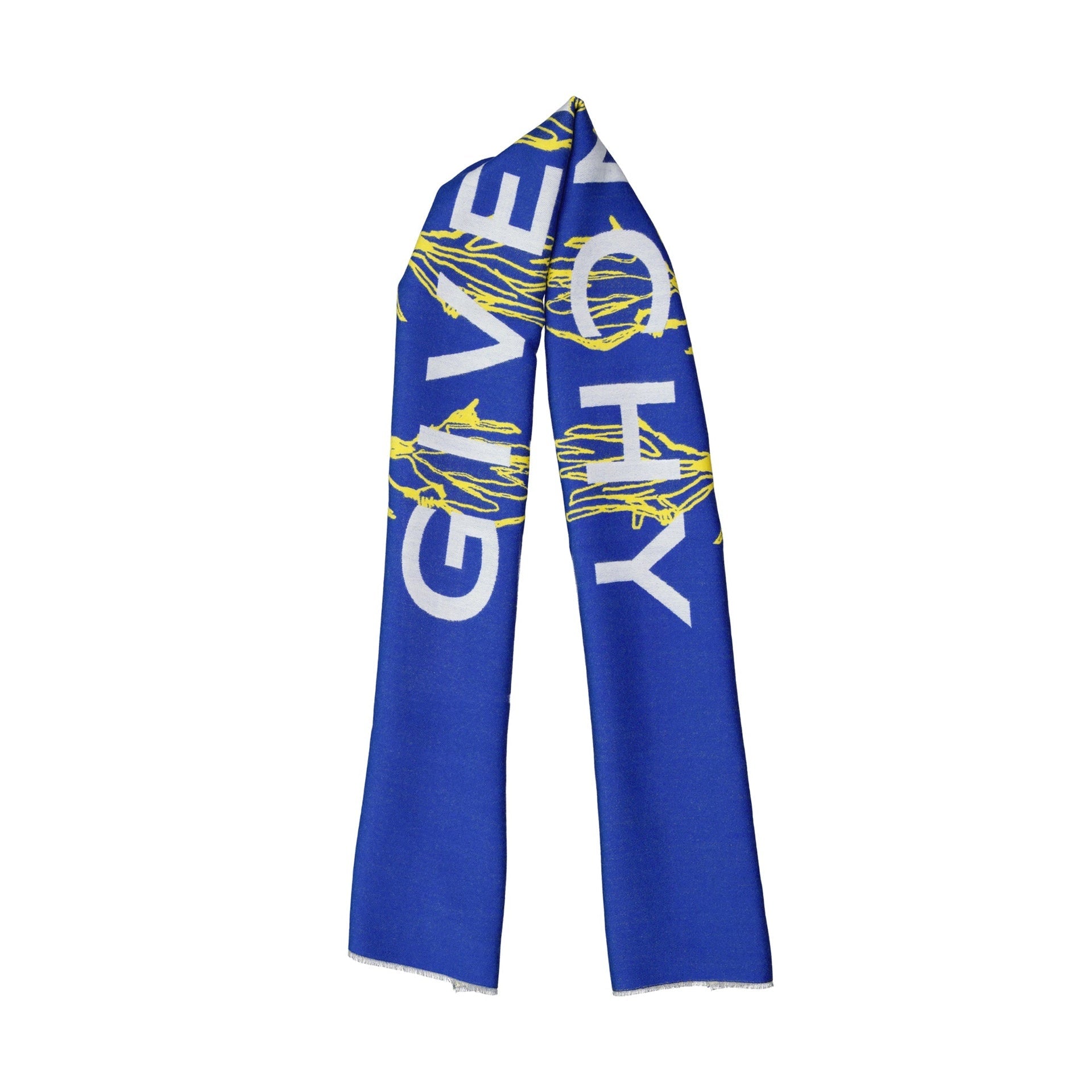 Givenchy Logo Wool Scarf - MEN ACCESSORIES - GIVENCHY - Tluxy New