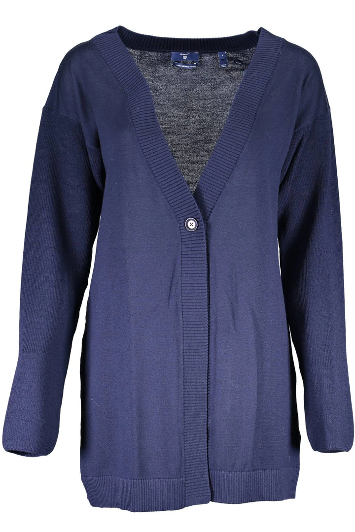 GANT CARDIGAN WOMAN BLUE