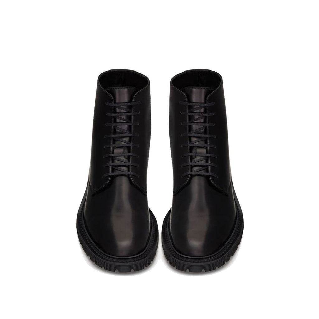 Saint Laurent Army Leather Boots - MEN SHOES - SAINT LAURENT - Tluxy New