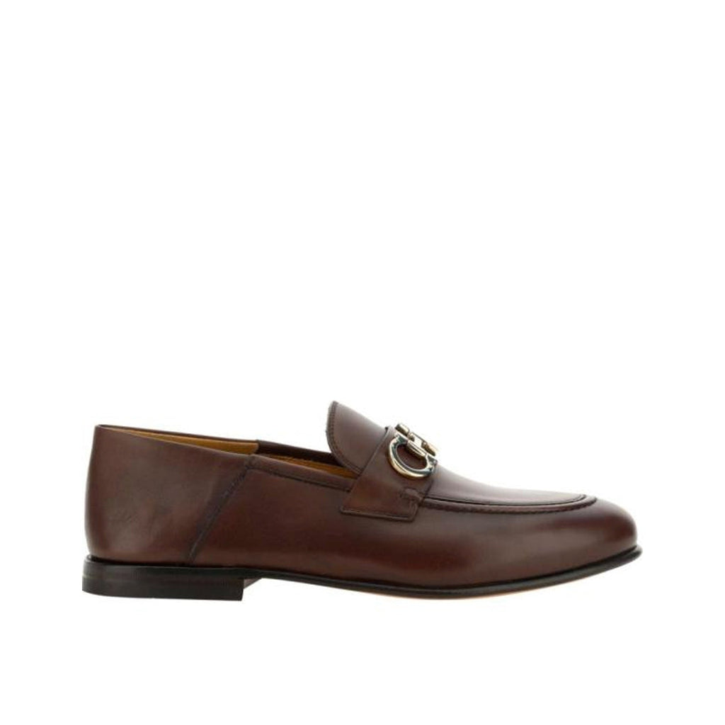 Salvatore Ferragamo Gin Leather Loafers