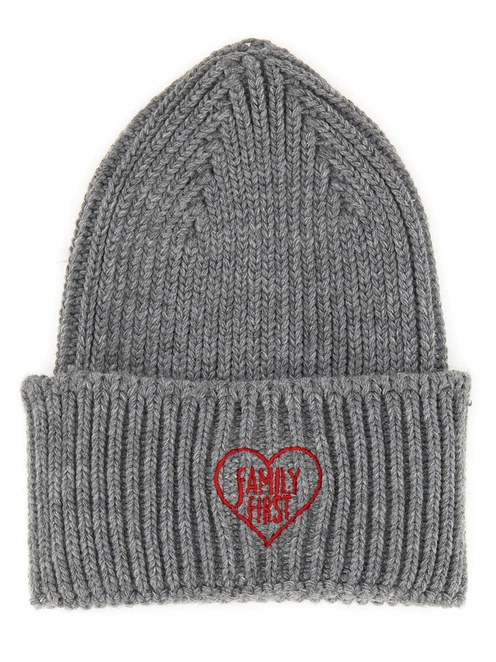 FAMILY FIRST BEANIE HAT WITH LOGO