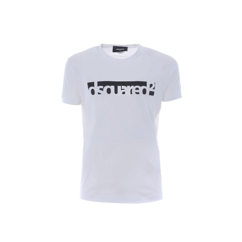 Dsquared2 Cotton Logo T-Shirt - MEN CLOTHING - DSQUARED2 - Tluxy New