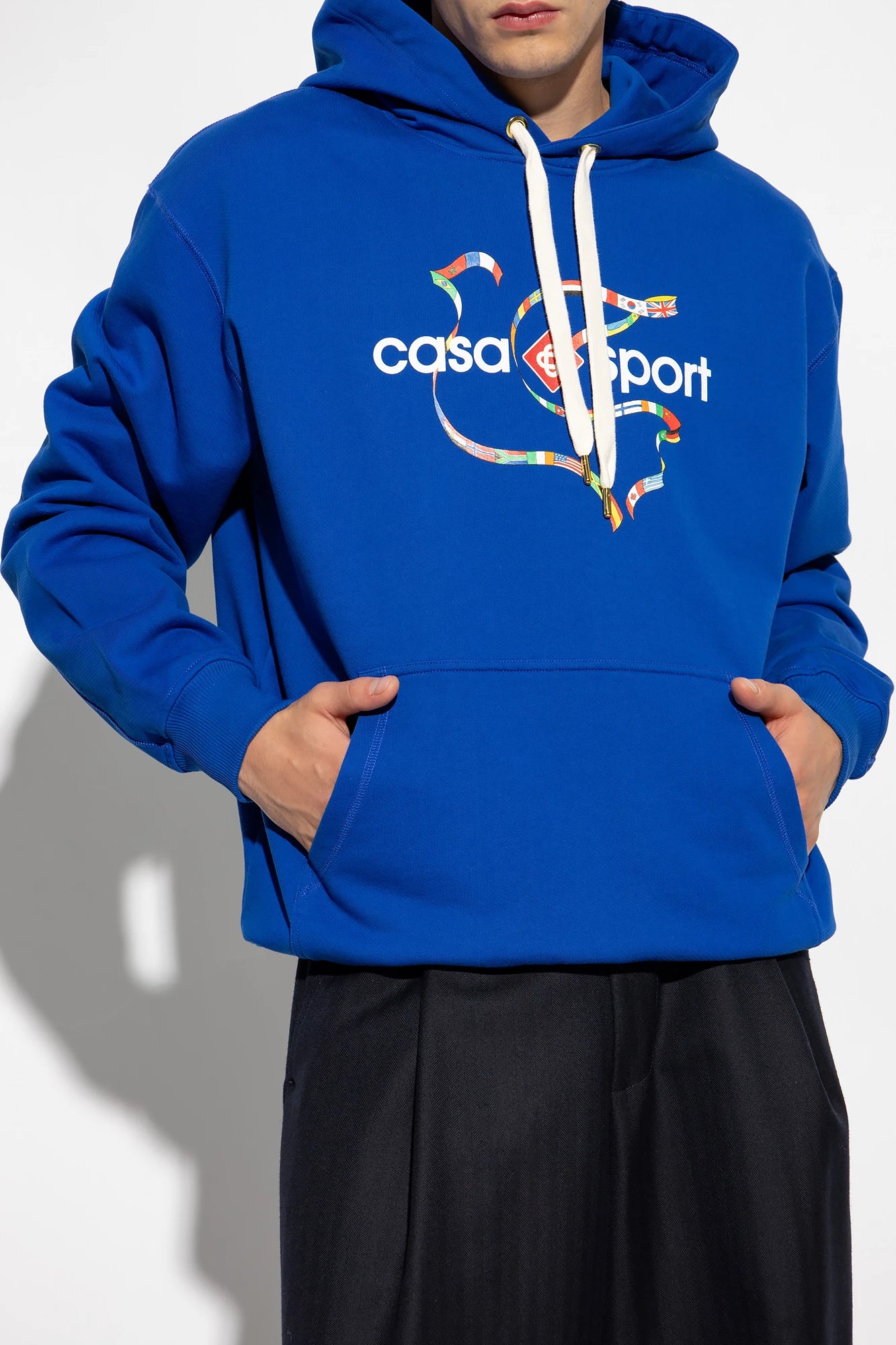 Casablanca Sweatshirts Blue Man